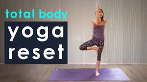 Total Body Yoga Reset Free Yoga Class On Youtube Yoga Poses For Back Couples Yoga Yoga Sequences