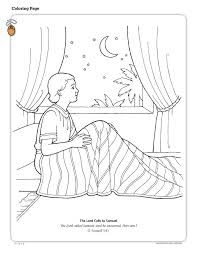 Lesson 14 I Will Obey The Lord Calls Samuel Coloring Page From The Toys In The Nursery Find A Doll And Bed Coloring Pages Bible Coloring Pages Bible Coloring