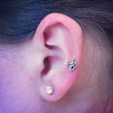 Pin By Haylee Page On Cute Things Cute Ear Piercings Small Silver Earrings Rough Crystal Jewelry