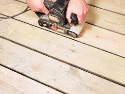 Items and materials required to remove paint from wood. Tips For Sanding A Wood Deck Before Refinishing