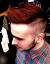 Blood Red Red Hair Dye Men