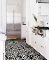 Peel and stick floor tile, black and white flower vinyl flooring, self adhesive, waterproof, easy to install floor tile for update bathroom, kitchen, laundry room, 12x12in, pack of 10. Gothic Vinyl Floor Tiles Update Your Floor With Peel And Stick Vinyl Flooring
