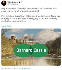 Iain watsonподлинная учетная запись @iainjwatson. Tripadvisor Suspends Reviews For Barnard Castle After Page Floods With Spoof Dominic Cummings Posts Daily Mail Online