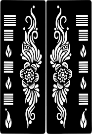 Variety Henna Temporary Tattoo Glitter Stencil Sticker Body Art Face Paint Airbrush Decal Template Mehndi B Henna Tattoo Stencils Henna Stencils Sticker Art