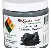 Essential Depot Activated Charcoal Powder - 2.5 oz - Safety Sealed HDPE Container with Resealable Cap