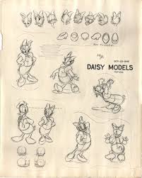Disney Publications DAISY MODELS Original Model Sheet 1945 Number 105-266 -  Etsy