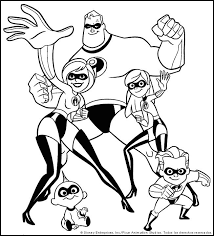 coloriage a imprimer les indestructibles de conduite