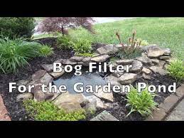 Patio Pond With Bog Filter Follow Up Youtube Bog Garden Pond Landscaping Garden Pond