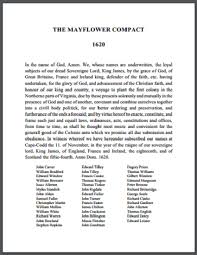 The Mayflower Compact 1620 Mayflower Compact Defender Of The Faith 6th Grade Social Studies