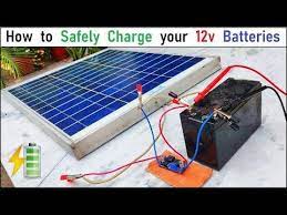 Run 12v 500w Dc Motor Charge 12v Battery With 40w Solar Panel Safely Charge A 12v Ups Battery Youtube Solar Panels Solar Solar Power Energy