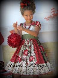 Girls Christmas Dress Merriment Stripwork Peasant Children Toddlers 2t 3t 4t 5 6 By Girls Christmas Dresses Christmas Dress Outfit Little Girl Dresses
