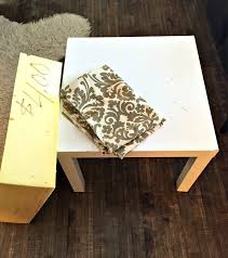 Coffee tables end tables & side tables console tables & sofa tables. Diy Ottoman Coffee Table Ikea Hack A Purdy Little House