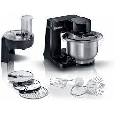 Finden sie jetzt die richtige für sich & sorgen sie für serienmäßig gute ergebnisse in ihrer die neue mum serie 2 ist nicht nur die kompakteste küchenmaschine von bosch, sie ist zudem besonders vielseitig und einfach zu bedienen. Bosch Serie 2 Mum Mums2eb01 Kuchenmaschine Mit Patisserie Set 700 Watt Schwarz