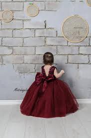 Burgundy Flower Girl Dress Lace Flower Girl Dress Tulle Tutu Flower Girl Dresses Tulle Flower Girl Dresses Burgundy Flower Girl Dress