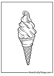 Ice cream is one of the most popular treats for a hot summer day. Ice Cream Coloring Pages Updated 2021