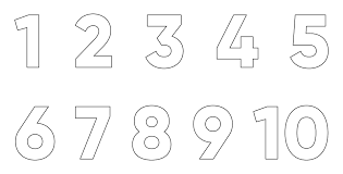 Select any number and save the image to use for your project. 10 Best Printable Block Numbers 1 10 Printablee Com