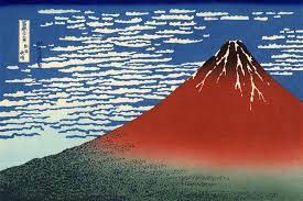 Fuji Mountains In Clear Weather Red Fuji 1831 Katsushika Hokusai Wikiart Org
