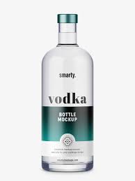 Vodka Bottle Mockup Smarty Mockups Bottle Mockup Vodka Vodka Bottle