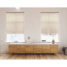 Layer window shades with curtains or valance for added color and inspired by nature, this shade is fashioned from natural jute fibers and blended with durable synthetic. 55 X72 Light Filtering Natural Roller Shade Linen Lumi Target