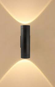 White up down wall light. Noble 3 03w Led Wall Light Warm White Amazon In Home Kitchen