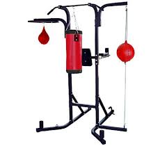 Professional Boxing Stand Gym Station With Punching Bag Speedball And Floor To Ceiling Ball Professional Boxing Punching Bag Gym