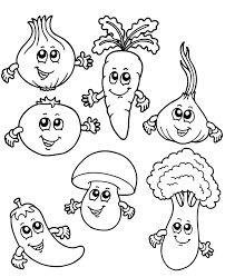 Print vegetable coloring pages for free and color our vegetable coloring! Vegetable Colouring Pages To Print Novocom Top