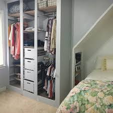 Like cabinets, freestanding wardrobes come with the sawing and finishing already done. Wardrobe Closet Diy Built In Stand Alone Closet For Small Room