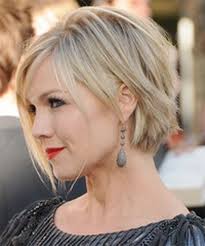 This short haircut for fine hair has a few elements that make hair appear thicker. Short Choppy Hairstyles For Fine Hair Short Hair Styles For Round Faces Thick Hair Styles Short Hair Styles