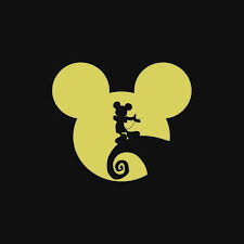 Disney inspired nightmare before christmas mickey and minnie door hanger.3d hand painted. Nightmare Before Christmas Mickey And Minnie Novocom Top