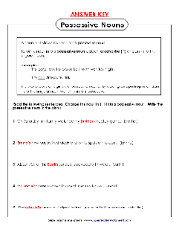 make nouns possessive worksheets theworksheets com theworksheets com