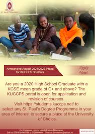 Feb 06, 2019 · kuccps student portal 2021/2022: St Paul S University Kenya Are You A 2020 High School Graduate With A Kcse Mean Grade Of C And Above The Kuccps Portal Is Now Open For Application And Review Of Courses