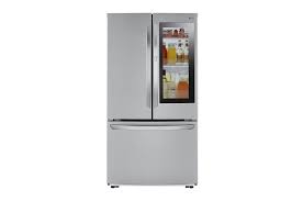 Refrigerator door handle, stainless aed37082901. Lg 27 Cu Ft Instaview Door In Door Refrigerator Lfcs27596s Lg Usa