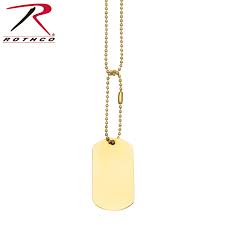 Maybe you would like to learn more about one of these? Replacement Dog Tag Chain Set Gold Brass Poco Military And Outdoor Supplies
