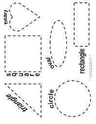 Template Shapes Preschool Printable Shapes Free Preschool