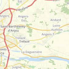 Calculez la distance entre angers et dans d'autres villes de france et l'europe. Carte De Angers Situation Geographique Et Population De Angers Code Postal 49000