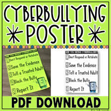 Cyber Bullying Poster Worksheets Teachers Pay Teachers See more ideas about bullying posters, anti bullying posters, anti bullying. cyber bullying poster worksheets