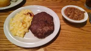 The pbc has a rabid cult following for good reason. Hamburger Steak Picture Of Cracker Barrel Flat Rock Tripadvisor