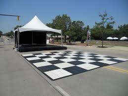 Black And White Dance Floor Rental Near Me 20 X 20 Festival Frame Tent With Black White Dance Floor Perfect For Community Festival Street Fest Co Portable Dance Floor Dance Floor Rental Dance Floor