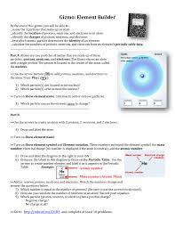 Student exploration element builder gizmo answer key. Gizmo Element Builder