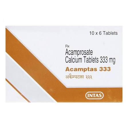 Buy Acamptas 333 Tablet online | Uses, Side Effects, Price and substitutes | Apollo Pharmacy