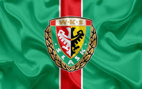 Logo de slask wroclaw (pologne). Download Wallpapers Slask Wroclaw Fc 4k Polish Football Club Slask Logo Emblem Ekstraklasa Polish Football Championship Silk Flag Wroclaw Poland For Desktop Free Pictures For Desktop Free