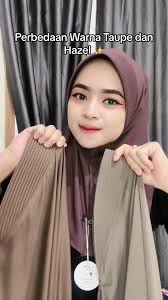 Hijab Style ideas: Perbedaan Warna Taupe dan Hazel ✨