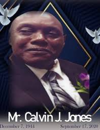 Obituary information for Calvin J Jones