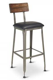 When they are not in use, they can be easily pushed aside so that you can free up space in your kitchen. Reclaimed Wood Industrial Metal Bar Stool