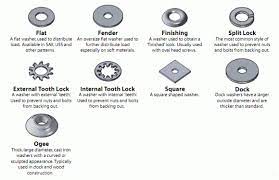 Visual Glossary Of Screws Nuts And Washers Nuts And Washers Washer Screws And Bolts