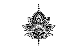 Our Henna Lotus Temporary Tattoo Features The Classic Lotus Flower Design This Custom Tattoo Is Perfec Tatuajes De Henna Tatuajes Tatuajes Diminutos De Flores