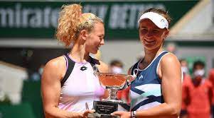 Select from premium krejcikova siniakova of the highest quality. Barbora Krejcikova Adds Women S Doubles To Singles Title At French Open Sports News The Indian Express