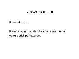 Dalam hal intern, surat niaga. Bahasa Indonesia Surat Niaga Ppt Download