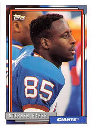 Amazon.com: 1992 Topps Series 2 Football #530 Stephen Baker New York Giants  Official NFL Trading Card Sharp Corners Guaranteed : Collectibles & Fine Art