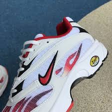 Supreme X Nike Zoom Streak Spectrum Plus White Habanero Red Black Aq1279 100 Anpkick Com Nike Zoom Nike Black And Red